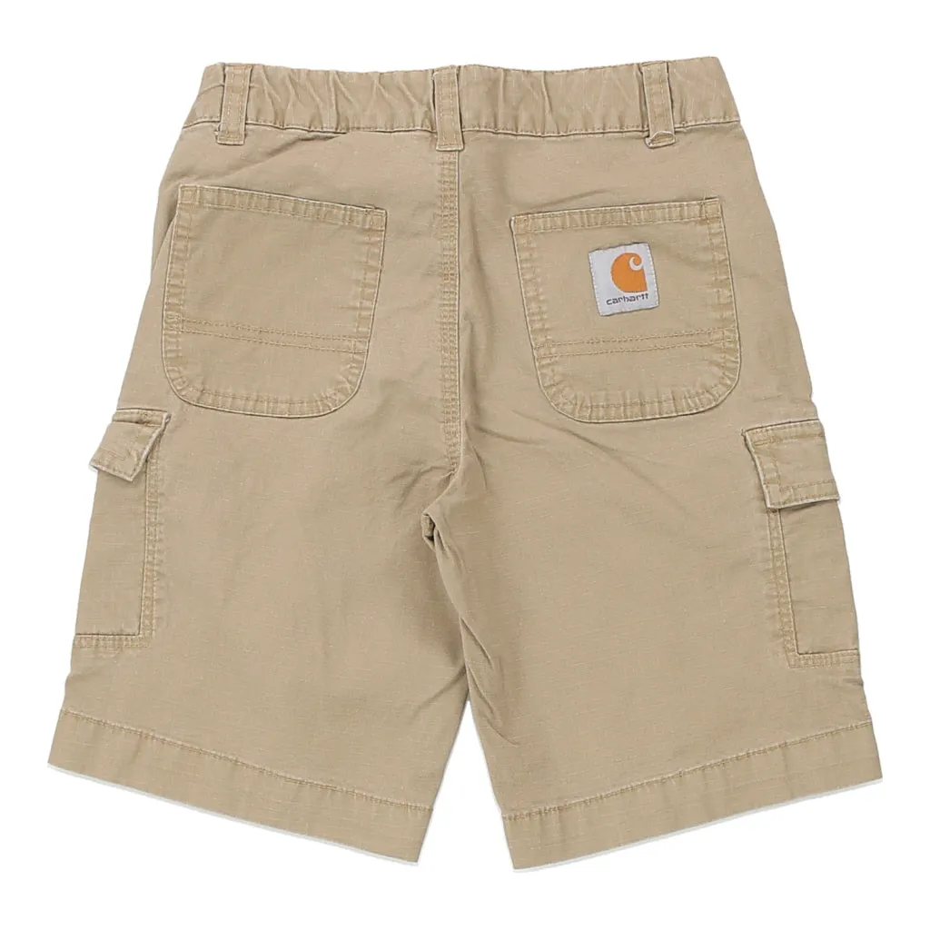 Age 7-8 Carhartt Cargo Shorts - XS Beige Cotton