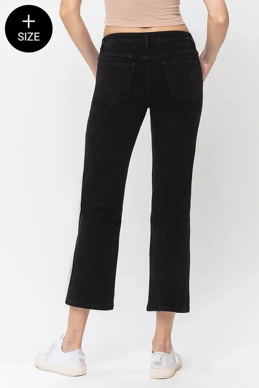 Black Straight Leg Denim