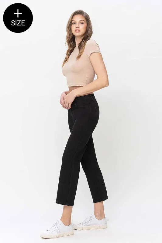 Black Straight Leg Denim