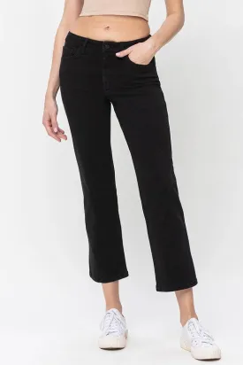 Black Straight Leg Denim