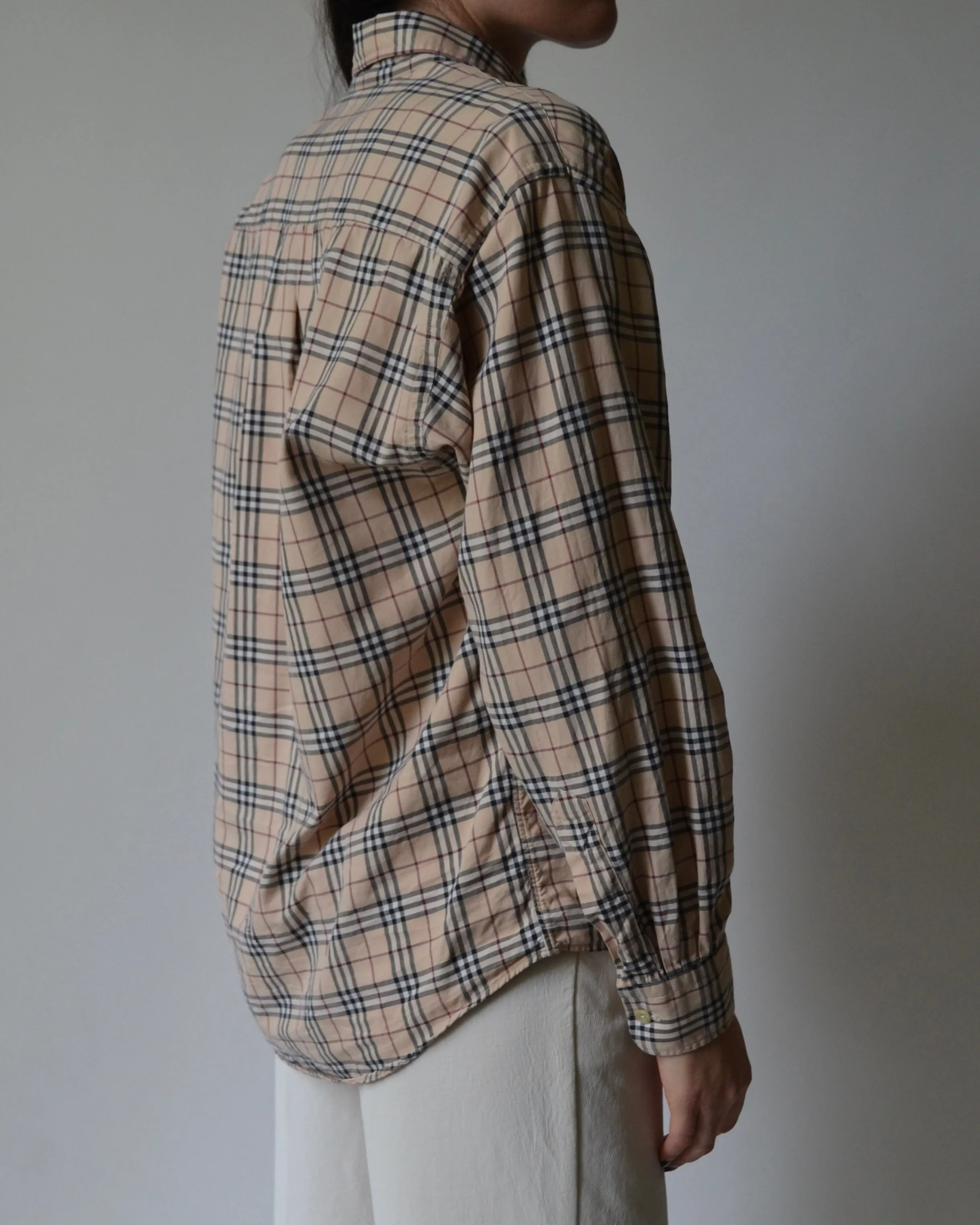 Burberry Plaid Button Down