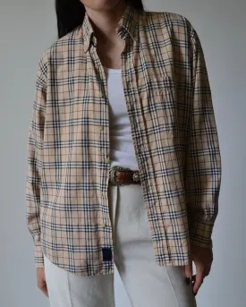 Burberry Plaid Button Down