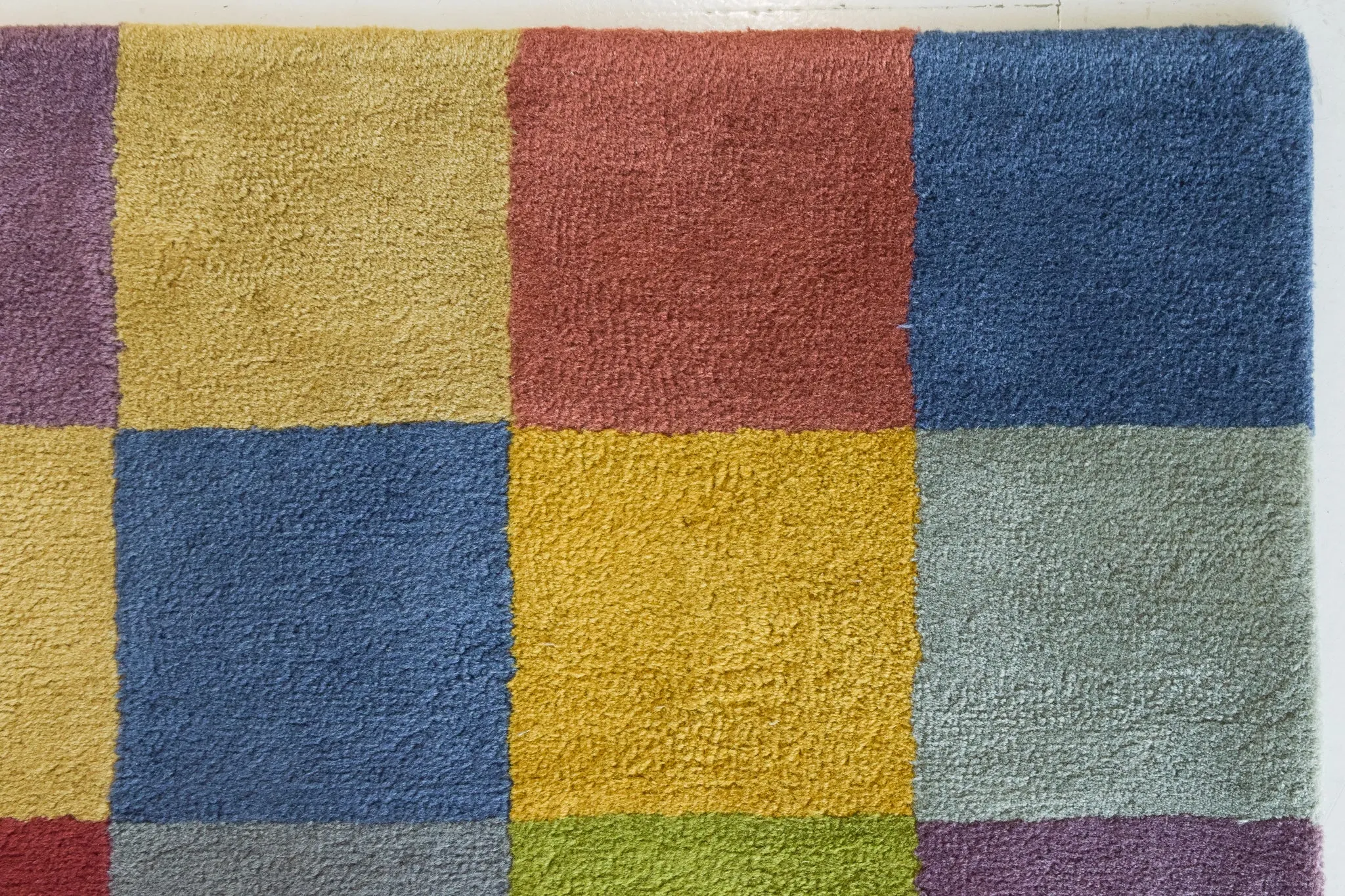 Colourful Chequered - Handwoven Rug