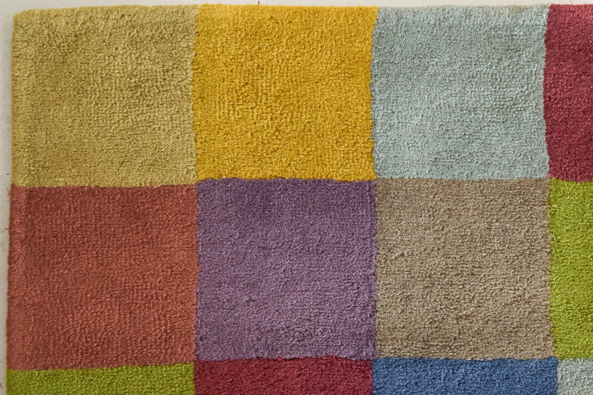 Colourful Chequered - Handwoven Rug