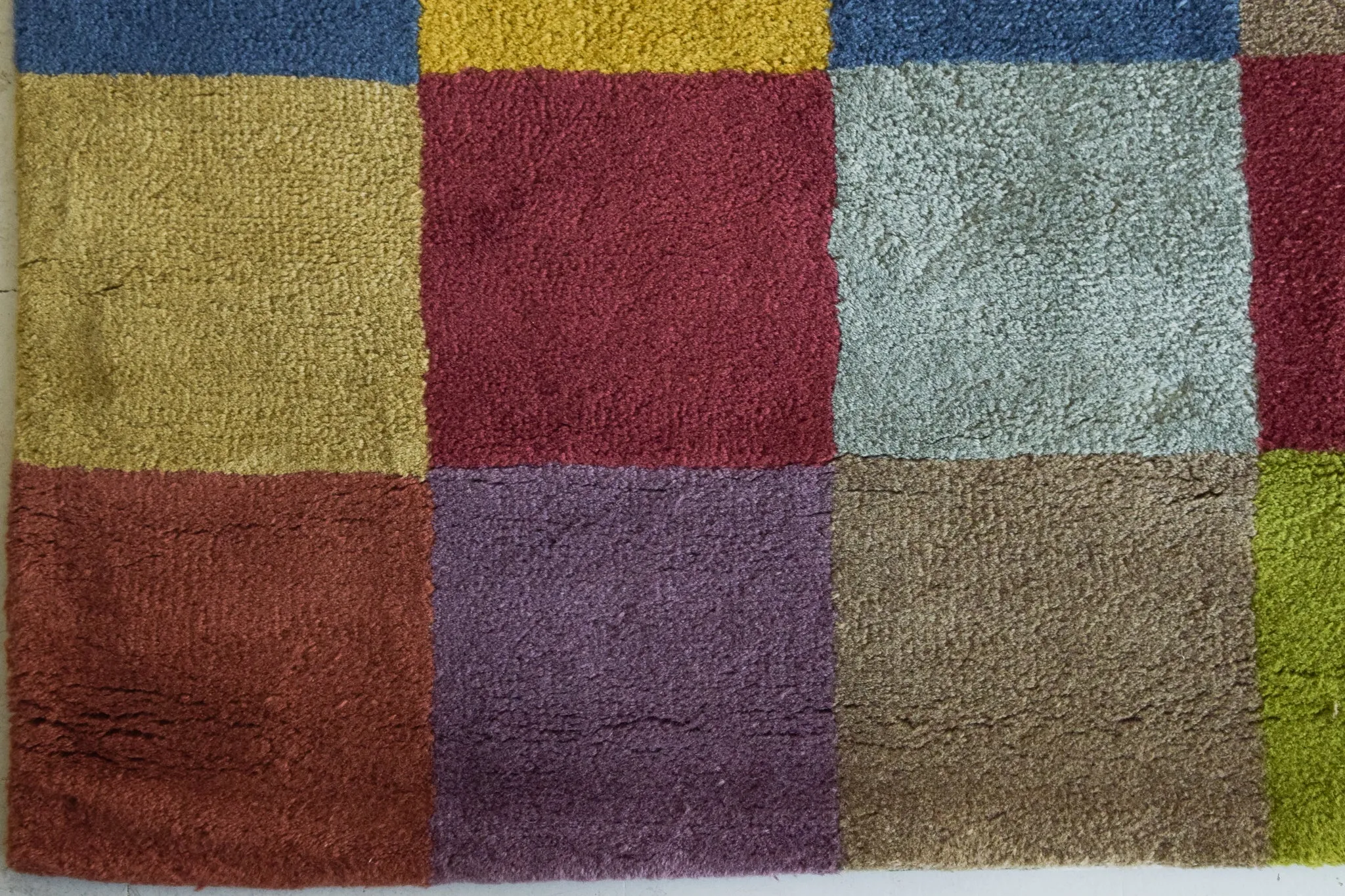 Colourful Chequered - Handwoven Rug