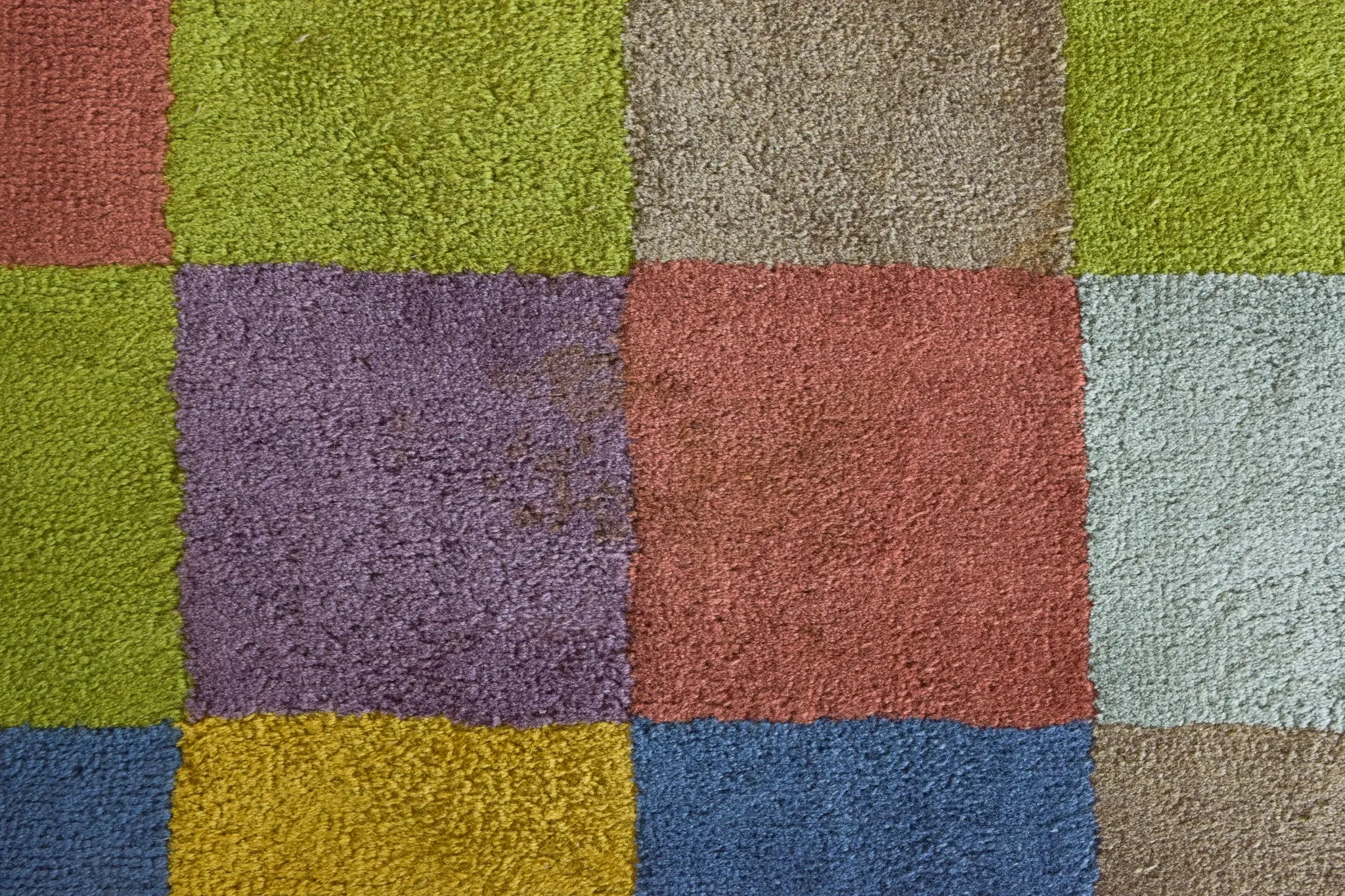 Colourful Chequered - Handwoven Rug