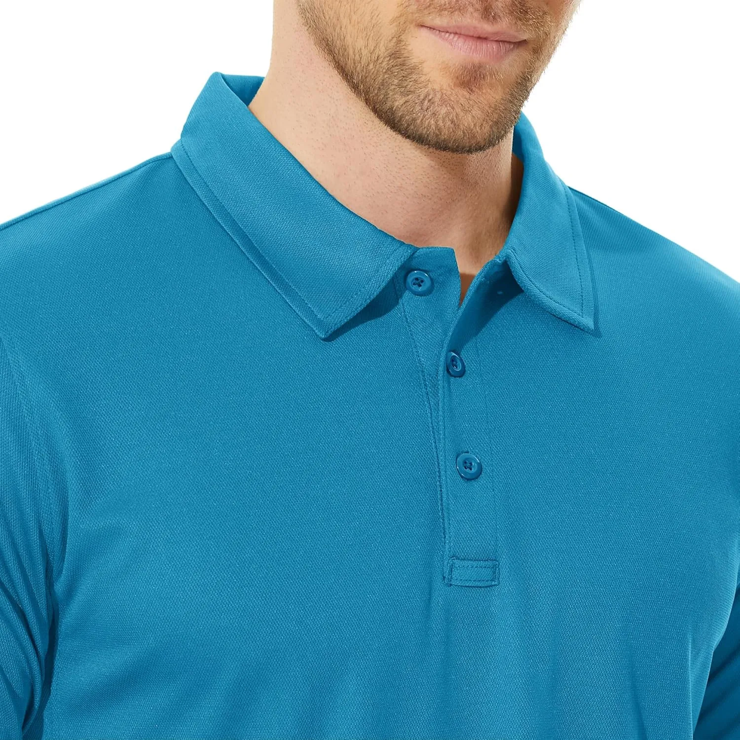 CRYSULLY Polo Shirts for Men Golf Shirt Short Sleeve Tactical Performance Polo T Shirts Dry Fit for Work, Fishing, Hiking