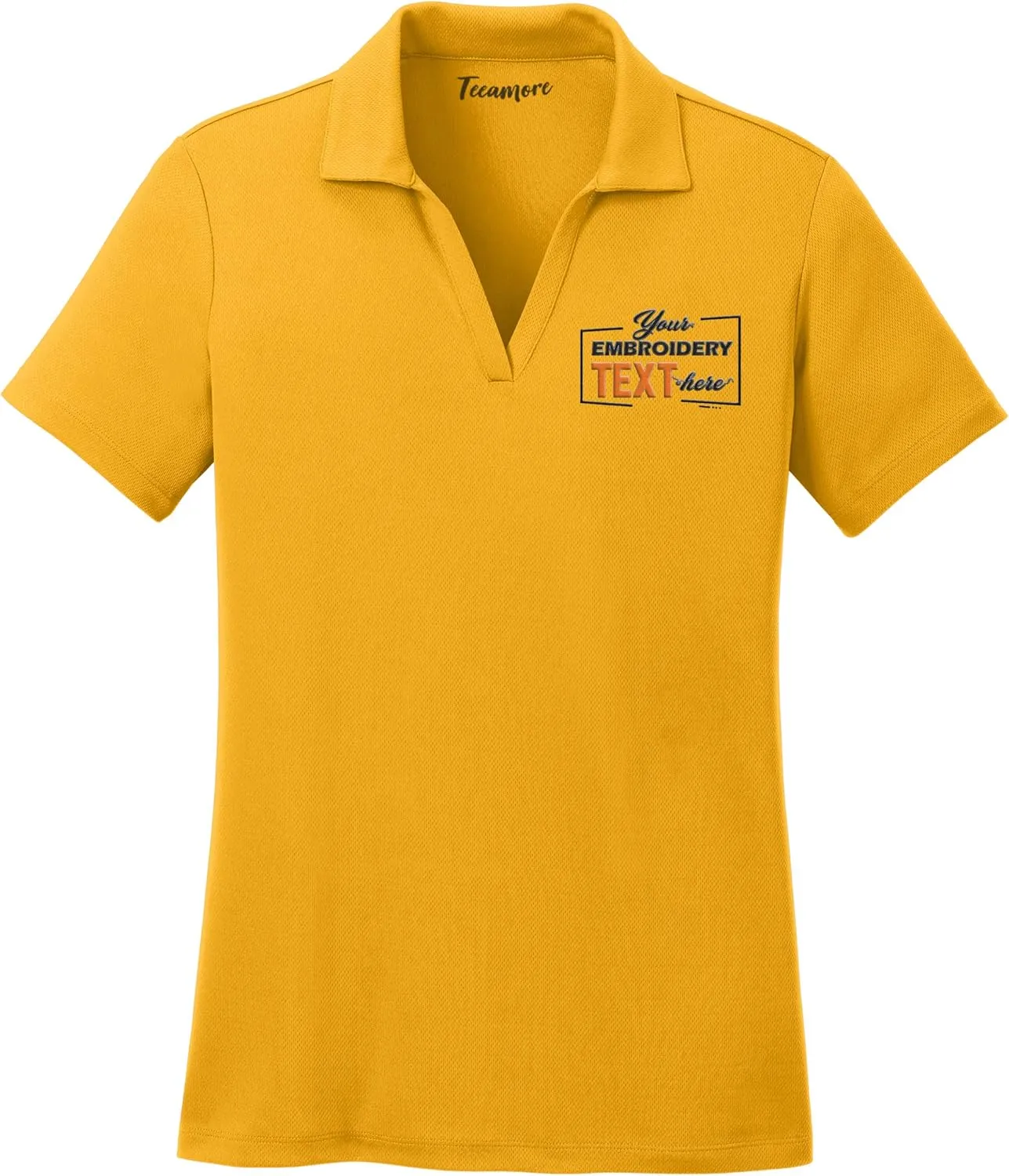 Custom Embroidered Polo Shirts for Women Personalized Embroidery Add Your Text