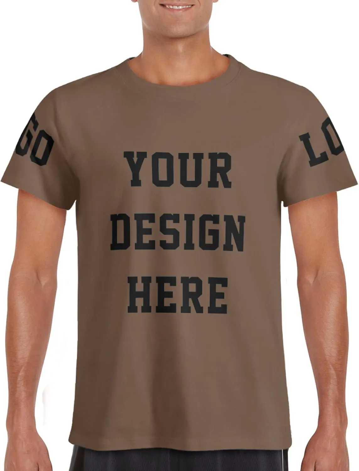 Custom T Shirts for Men Women Custom Shirt Customize Tshirt Tee Unisex Add Your Own Personalized Text Photo Front Back Print