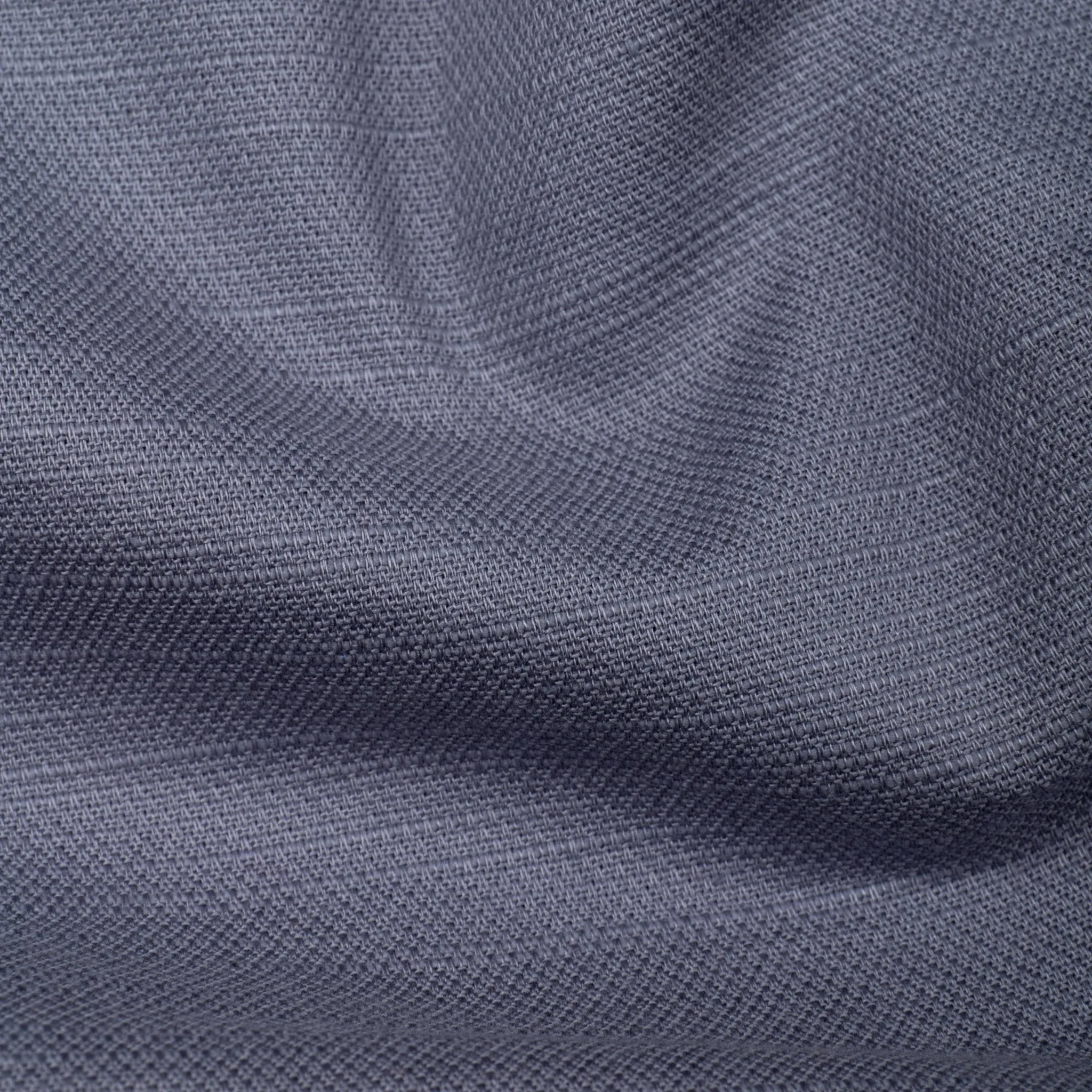 Dark Grey Color Cotton Linen Shirt For Men