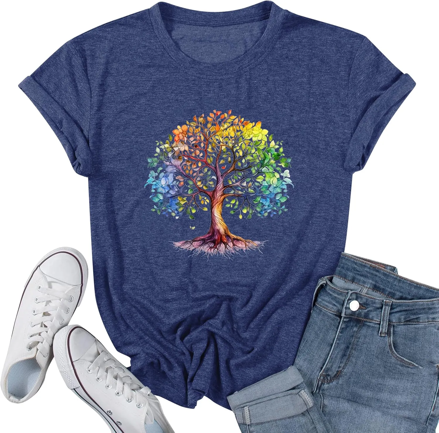 Funny Graphic Women Skinny Pine Tree Shirt Summer Hiking Camping Athletic Tees Nature Casual Comfy Clothes