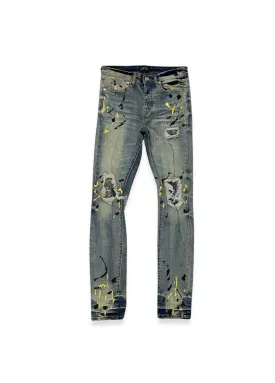 Gftd la blue gold skinny jeans