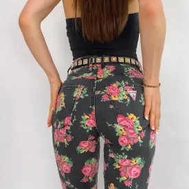 Guess Rose Print Jeans - 27
