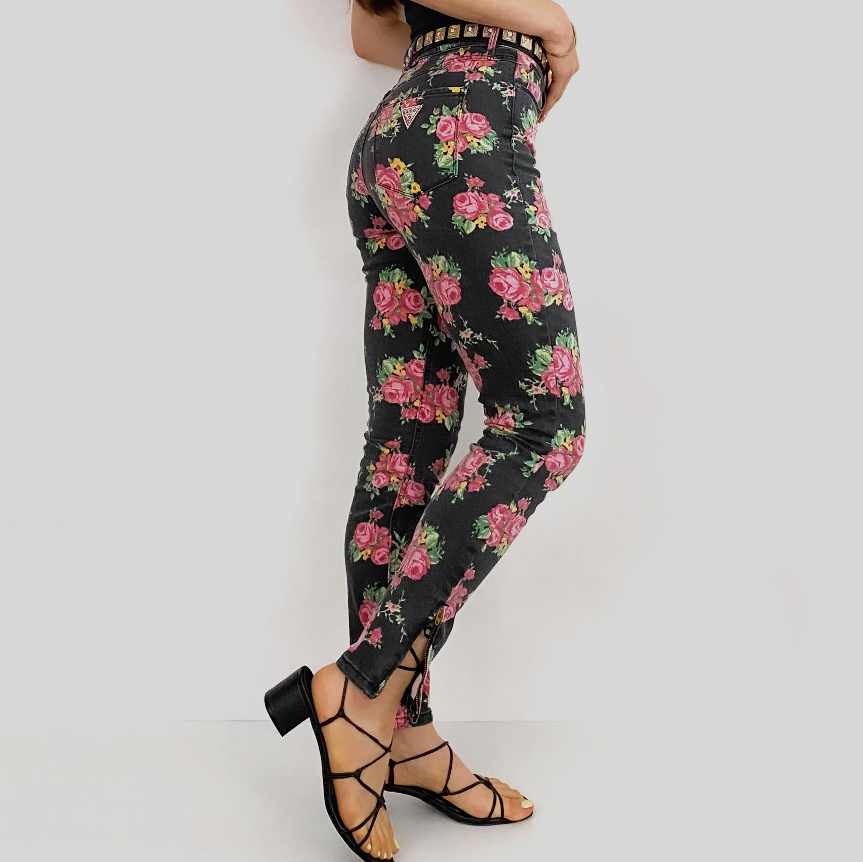 Guess Rose Print Jeans - 27