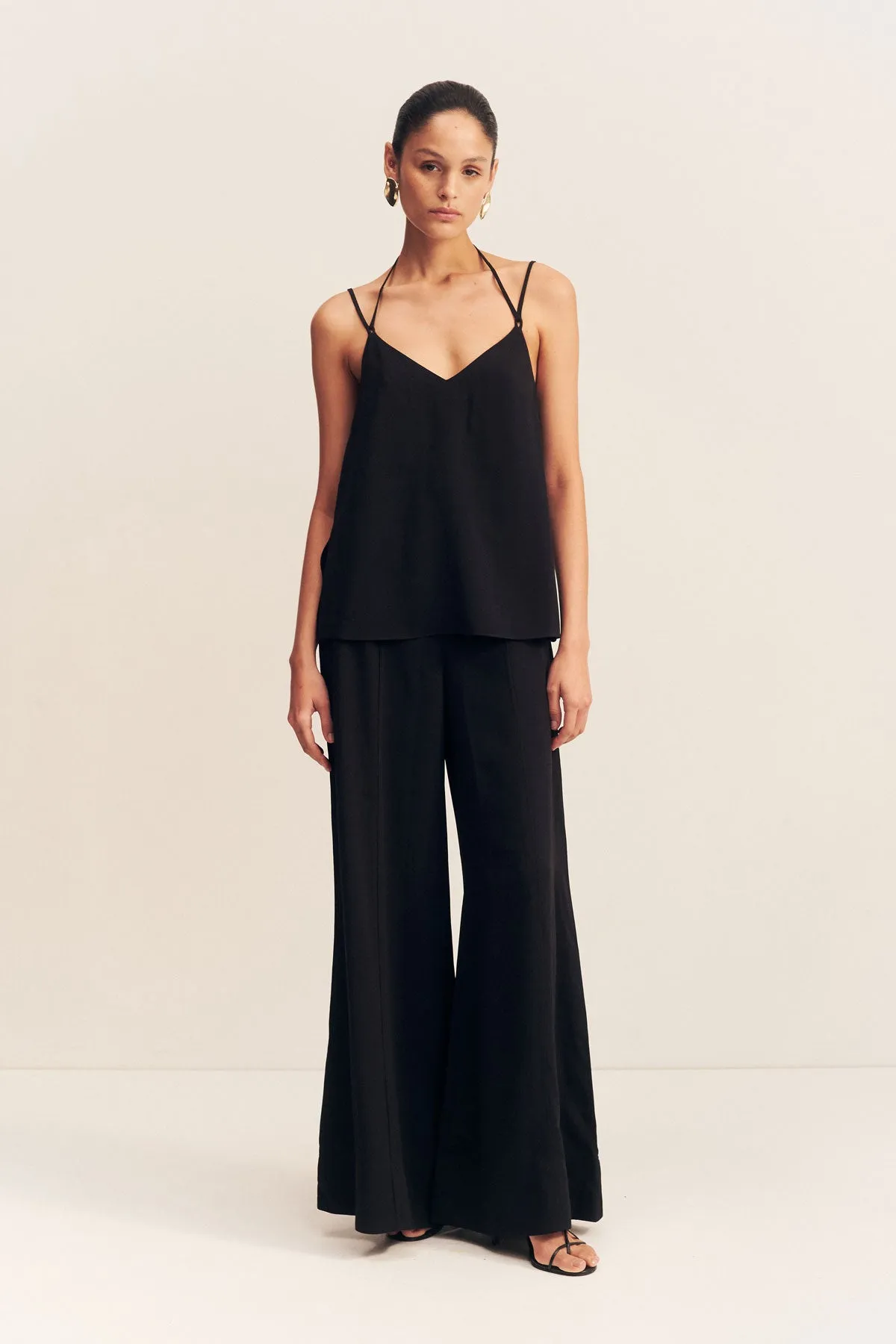 ILIAD PALAZZO PANT - BLACK