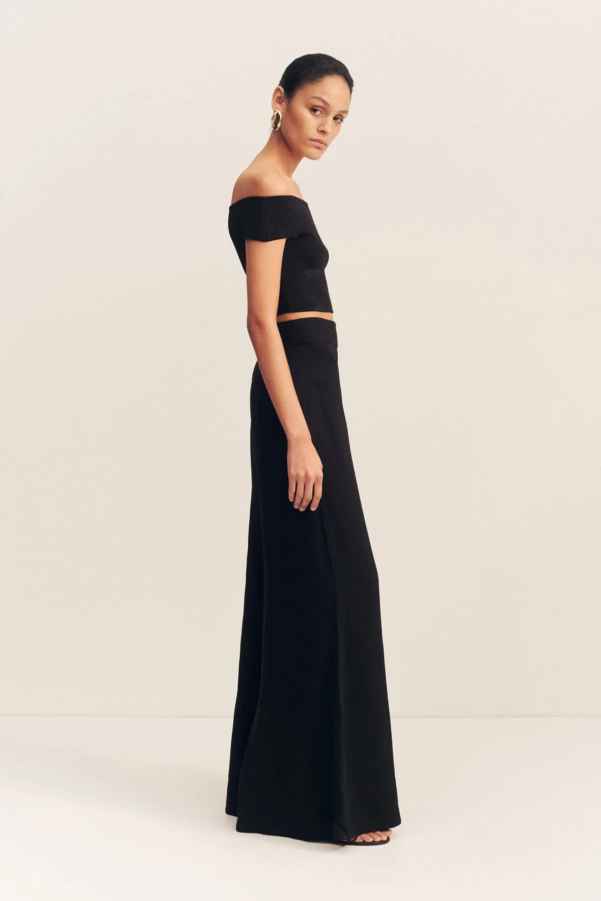 ILIAD PALAZZO PANT - BLACK