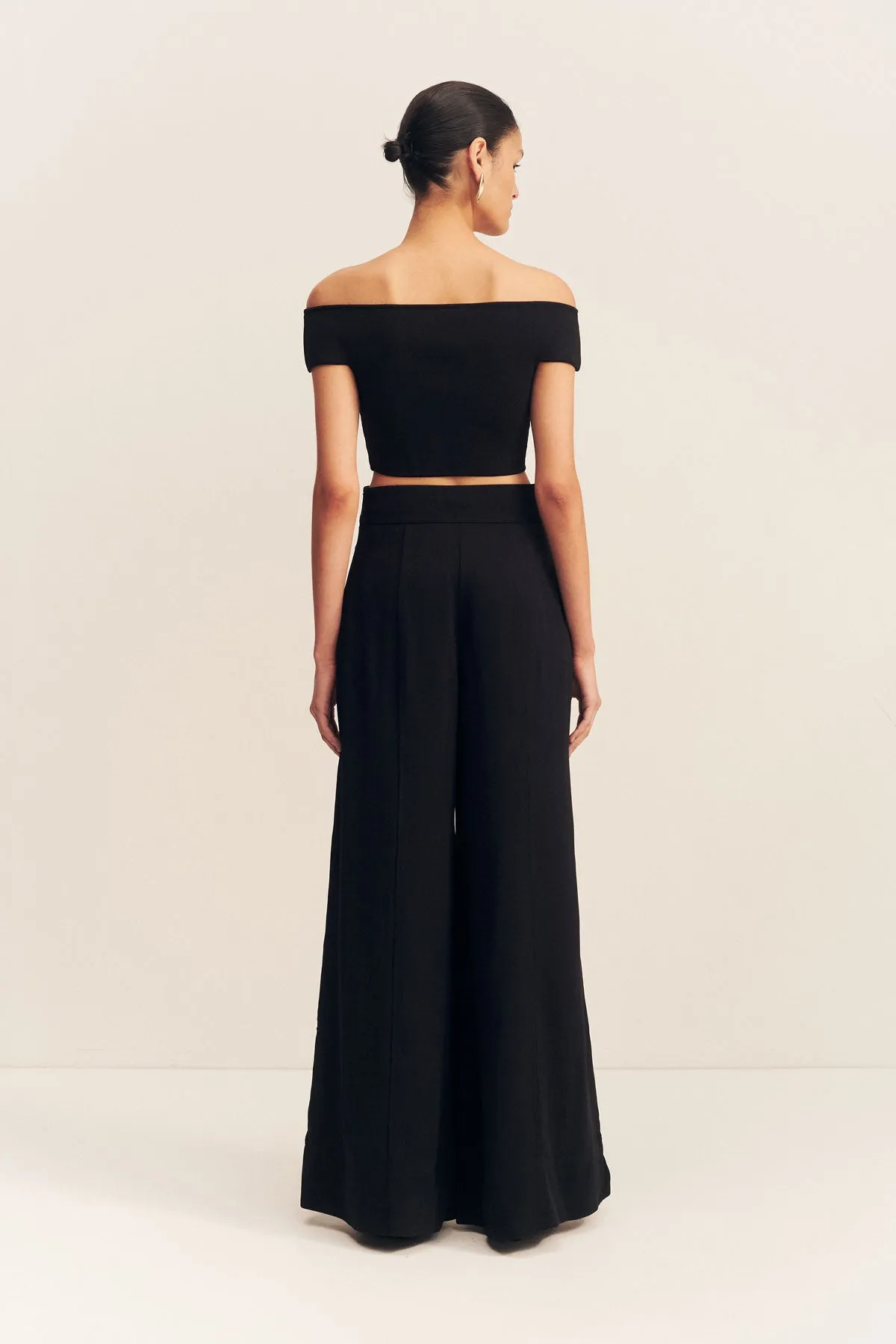 ILIAD PALAZZO PANT - BLACK