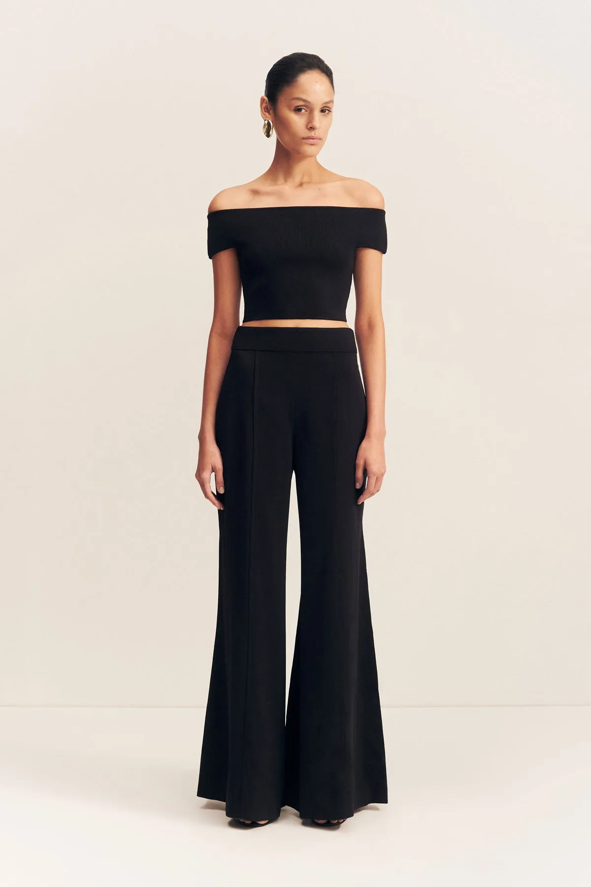 ILIAD PALAZZO PANT - BLACK