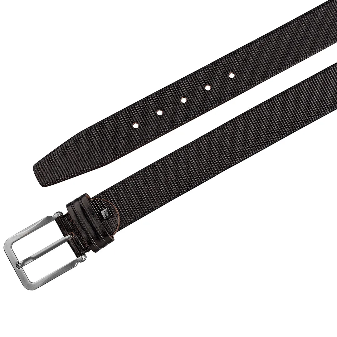 Indian Stripe Chatai Leather Belt