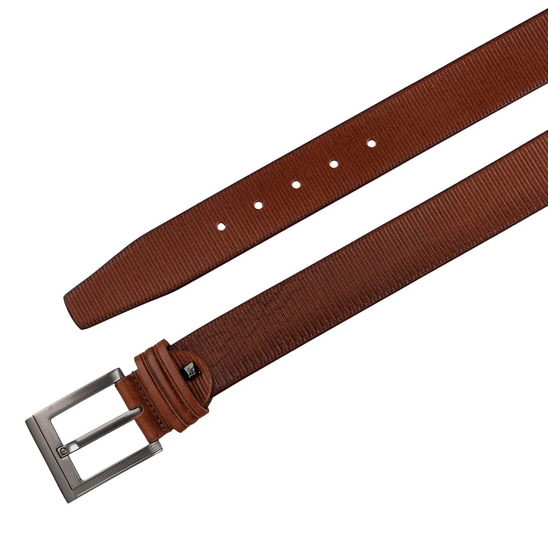 Indian Stripe Chatai Leather Belt