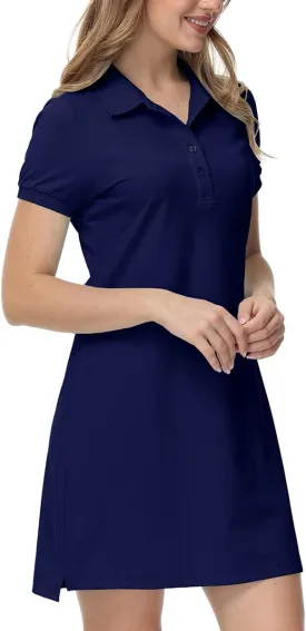 JINSHI Women T Shirt Dress Hiking/Tennis/Golf/Leisure Comfortable and Soft Athletic Dress for Women