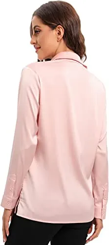 Mauve Collared Blouse Buttondown