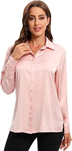 Mauve Collared Blouse Buttondown