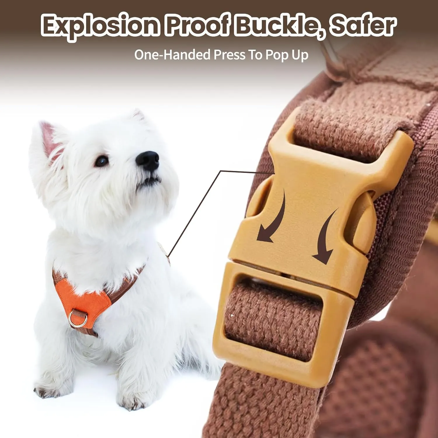 No-Pull No-Choke Dog Harness and Leash Set - Adjustable Soft Padded Vest, Lightweight Retro Design for Small Medium Dogs and Puppies, Easy Control and Comfortable Walk (Green, M)