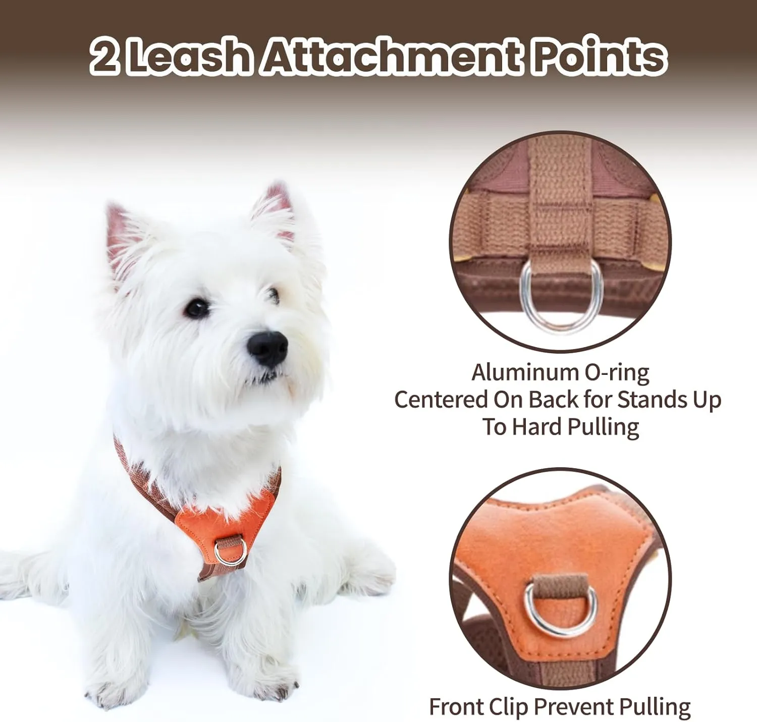 No-Pull No-Choke Dog Harness and Leash Set - Adjustable Soft Padded Vest, Lightweight Retro Design for Small Medium Dogs and Puppies, Easy Control and Comfortable Walk (Green, M)