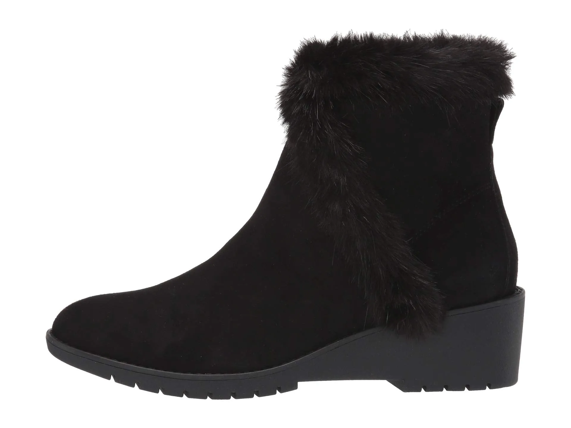 Noble Black Suede Me Too Ankle Boots