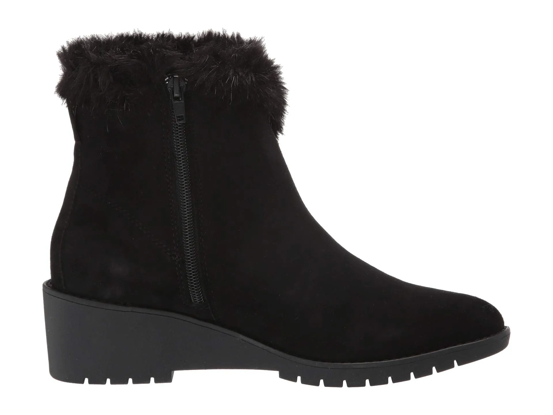 Noble Black Suede Me Too Ankle Boots