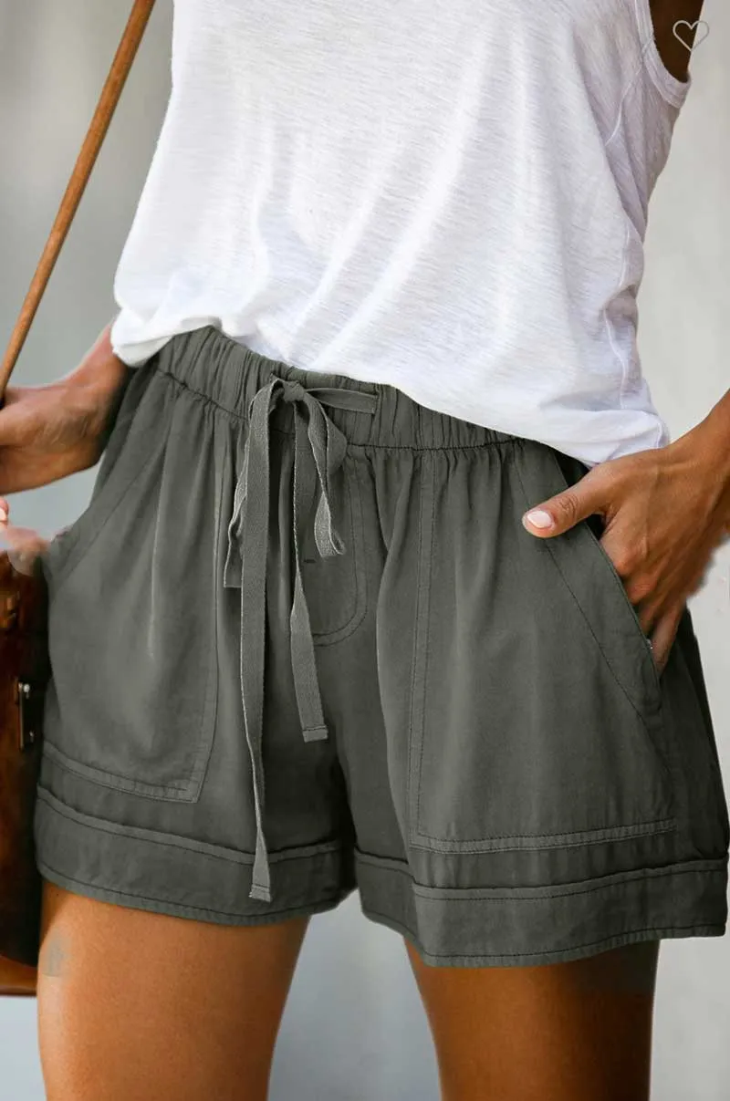 Olive Utility Shorts