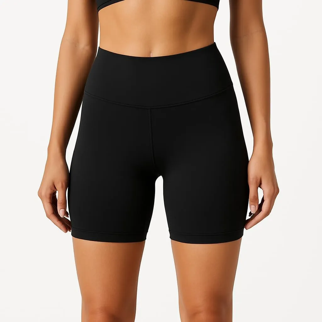Summer Lounge Yoga Shorts for Women- High Waist Sculpted, No Rolling, No Digging, Ultra Soft Breathable, 4 Way Stretch Fit