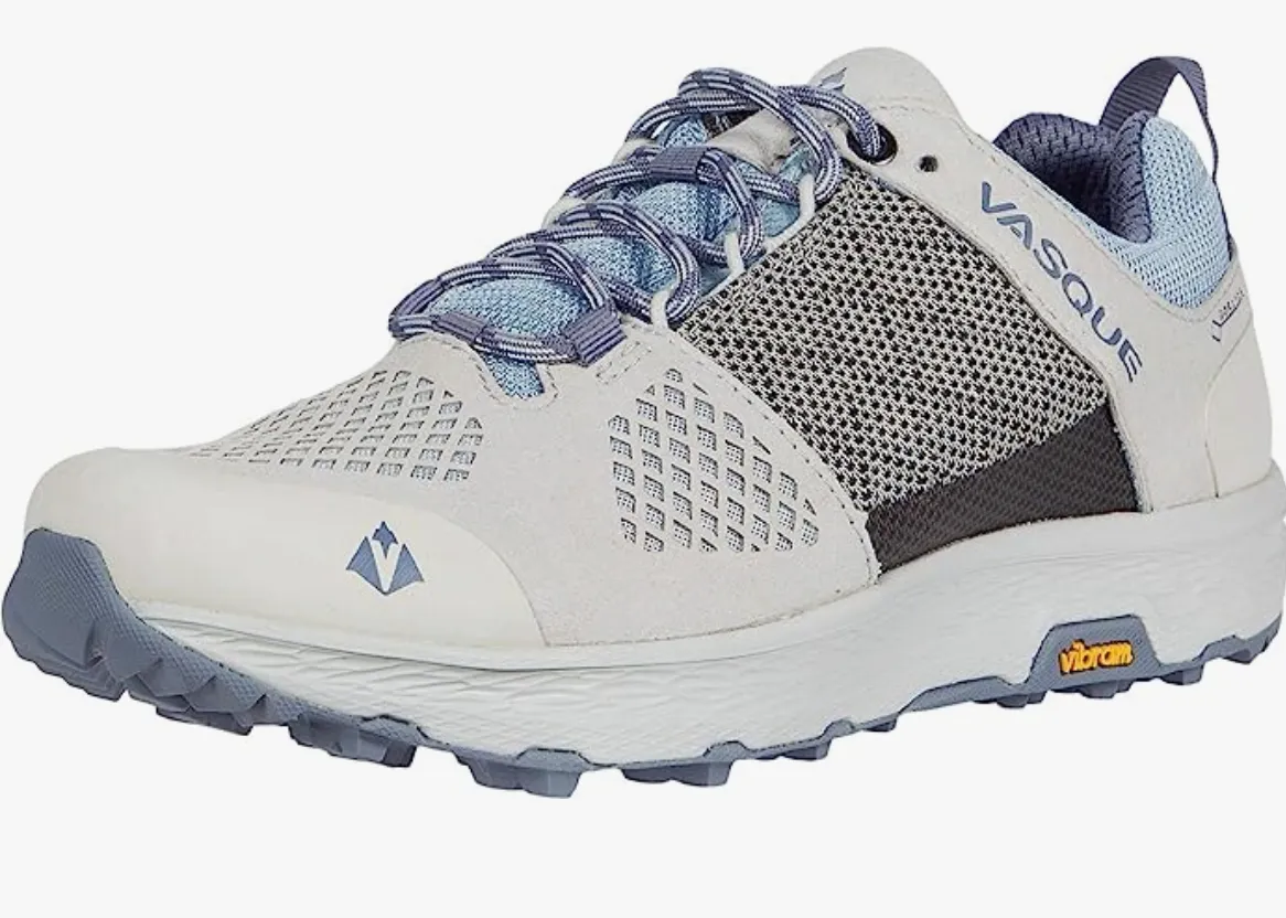 Vasque Women's Breeze Lt Low GTX Gore-tex Hiking Lunar Rock/Celestial Blue sz 6